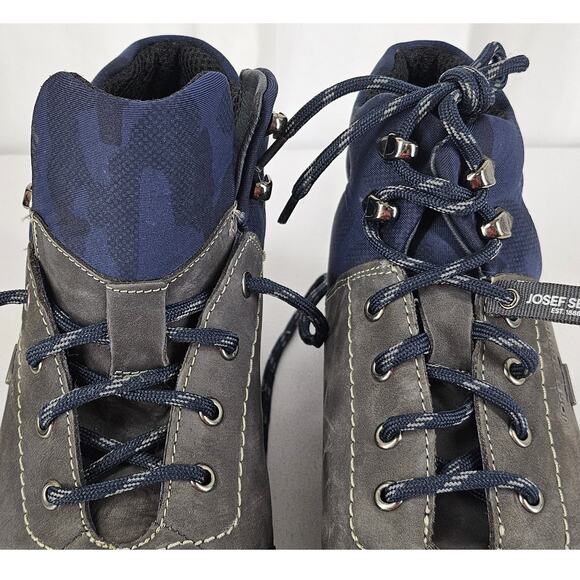 JOSEF SEIBEL Men's Raymond 54 Hiking Boots - Granite, US Size 13 - Picture 9 of 12